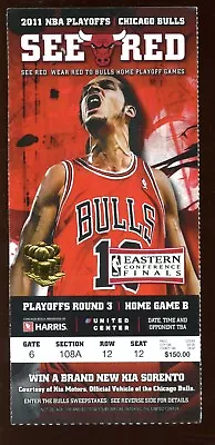 May 18 2011 NBA East Confer Finals Ticket Stub Heat At Bulls LeBron James EX • $12.95