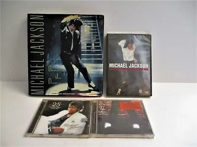 Dancing The Dream Michael Jackson Book 1st Edition HC + CD's & DVD NOS • $49.99
