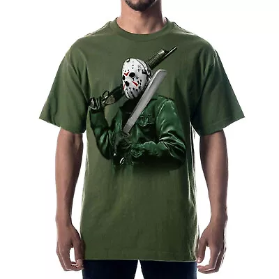 Mafioso Men's Voorhees Short Sleeve T Shirt Military Green Clothing Apparel T... • $26.24