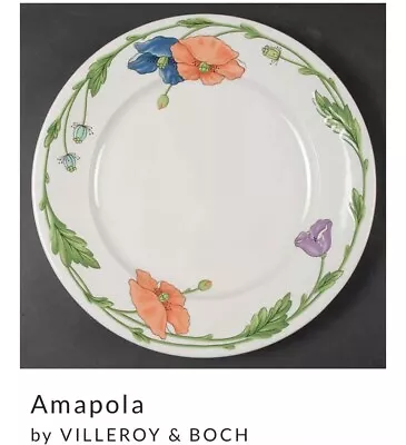 Villeroy & Boch Amapola Dinner Plate 12 3/4  • $25