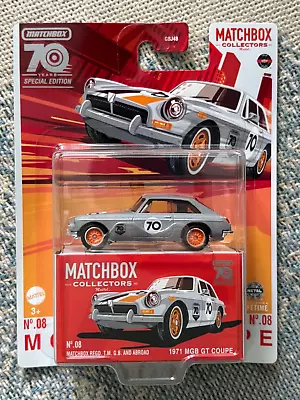 2023 Matchbox 70 Years Collectors Series Mgb Gt Coupe #08 • $11