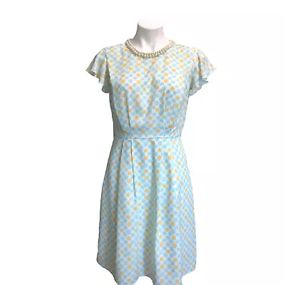 $32.95 • Buy Jason Wu For Target Womens Size 8 Dress W Pearl Neckline Short Sleeve Multicolor
