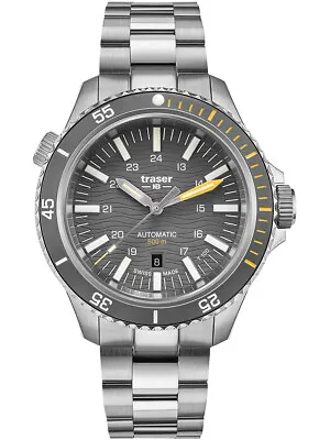 £1282.46 • Buy Traser H3 110332 P67 Diver Automatic T100 Grey 46mm 50ATM
