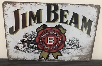 Jim Beam Tin Sign • $9.95