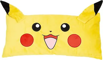 Morishita Pokemon Pikachu Pillow Yellow Pokémon Die Cut L Long Adult 90 L (long) • $145.61