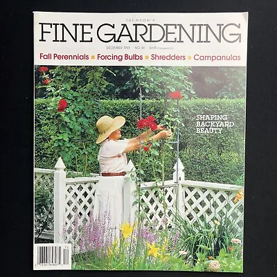 $10.99 • Buy Taunton's Fine Gardening Dec 1993 No 34 Summer Color Roses Wisteria Ground Co
