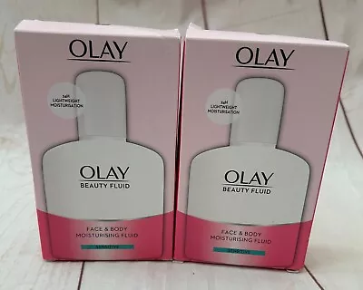 Olay Beauty Fluid Face And Body Moisturising Fluid - Sensitive 2 X 200ml • £17.95