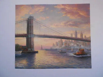 £22.50 • Buy Thomas Kinkade Print 'The Spirit Of New York'  UNFRAMED