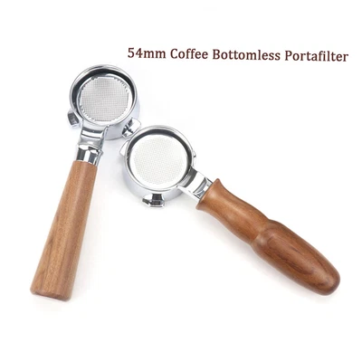 £13.85 • Buy New Coffee Bottomless Portafilter 54MM Filter Basket For Breville 8 Series