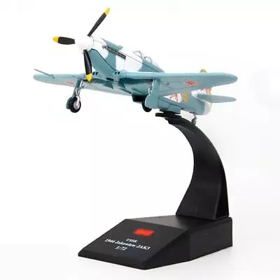 1:72 Soviet Yak-3 Fighter Aircraft Plane Model With Display Stand Collection • £34.79