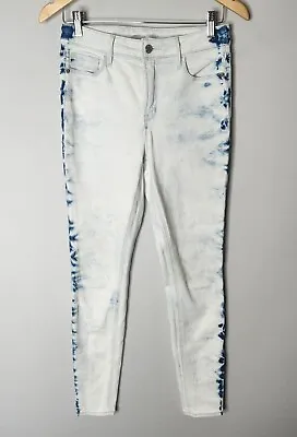 Old Navy Super Skinny Jeans Womens 6 Light Wash Tie Dye Stretch Denim Pants • £12.64