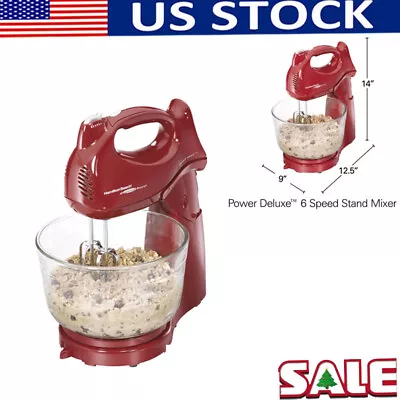 4 Qt Electric Stand Mixer Kitchen Beater Cake Cooking 6 Speed 275W Hot  • $29.99