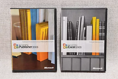 Microsoft Office Excel And Publisher 2003 • $0.99