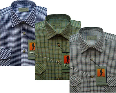 Mens Traditional Country Classics Long Sleeve Check Shirts M - 6XL By Tom Hagan • £16.95