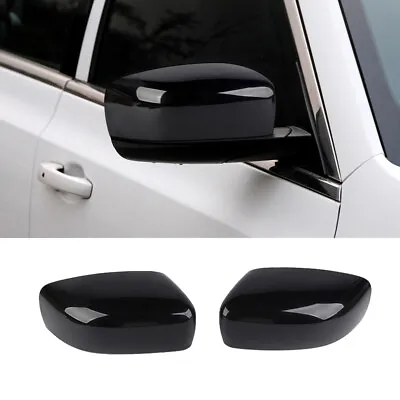 Glossy Black Side Door Rearview Mirror Cover Trim Moulding For Chrysler 300C 11+ • $58.99