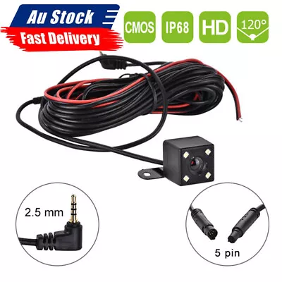 5 Pin 2.5mm Jack Car Reverse Rear View Backup Parking Camera Recorder New Black • $15.95