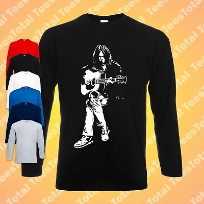 Neil Young Long Sleeve T-Shirt | Folk | Rock | Crosby Stills Nash | • £18.99