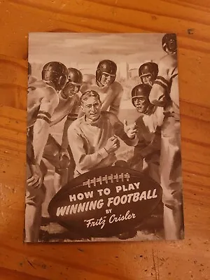 1944 Quaker Oats Cereal Premium How To Play Winning Football By Fritz Crisler  • $12.99