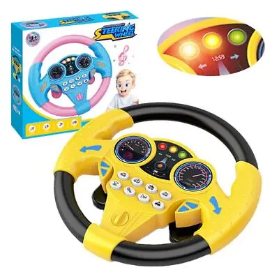 Simulation Driving Car Toy Steering Wheel Kids Baby Interactive Toy X Fast • £8.45