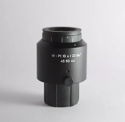 Carl Zeiss W-Pl 10x /23 Microscope Eyepiece W-Pl 10x/23 Glasses 45 50 44 W/case • $115