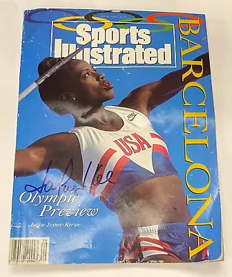 *Jackie Joyner-Kersee Signed - Autographed Olympic Sports Illustrated 1992 • $60