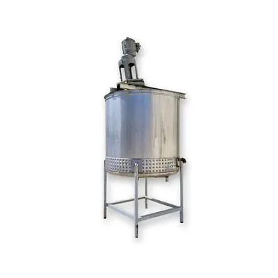 Used 750 Gallon Stainless Steel Jacketed Mixing Tank • $10309