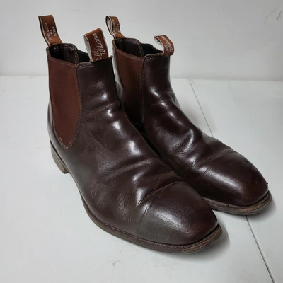 $234.95 • Buy RM Williams Comfort Craftsman Leather Boots Size 11 H CF Brown Made In Australia