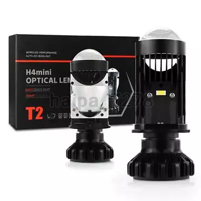 H4 9003 Mini Bi-LED Projector Lens LHD 100W LED Headlight Kit Bulbs Hi-Lo 6000K • $53.99