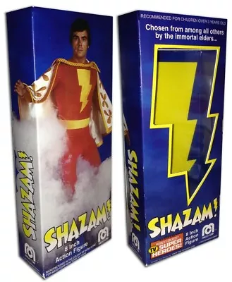 Mego SHAZAM TV BOX For 8  Action Figure (BOX ONLY) • $13