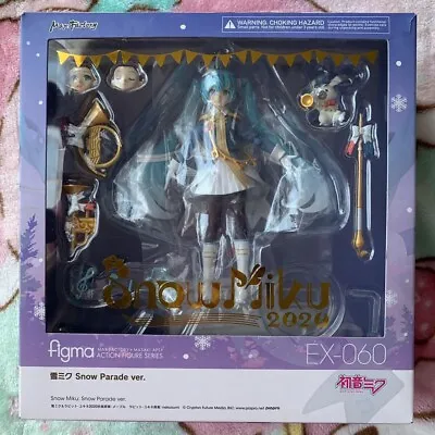 Vocaloid Snow Miku 2020 Snow Parade Ver. Figma Goodsmile Company Pre-owned • $79.99