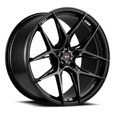 21  Savini SV-F5 Gloss Black 21x9 21x10.5 Concave Wheels Rims Fits Tesla Model Y • $3096