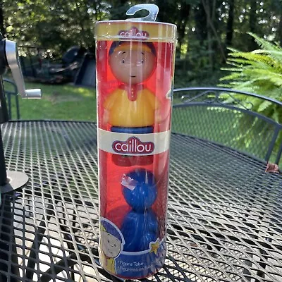 NEW Caillou & Rexy Blue Dinosaur Figure Tube 2012 Toys • $24.99