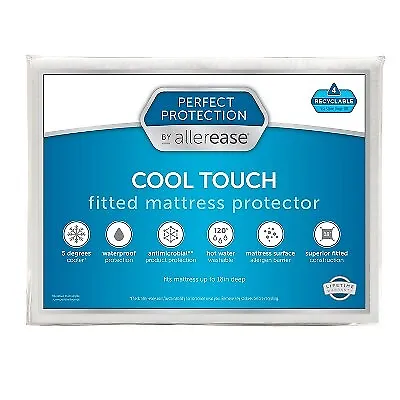 Queen Perfect Protection Cool Touch Mattress Protector - Allerease • $14.99