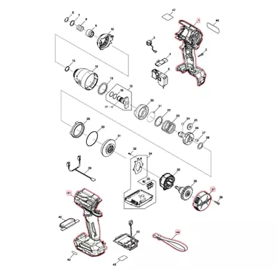 Makita Japan TD001GZ Series Repair Parts Body Parts • £42.20