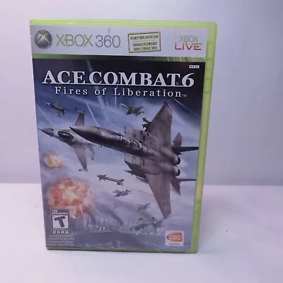 Ace Combat 6 Fires Of Liberation (Microsoft Xbox 360 2007) Complete Tested • $18.99