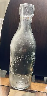 Antique C. L. Kornahrens Clear Blob Top Bottle - Charleston SC-RARE— Broken Top • $77.77