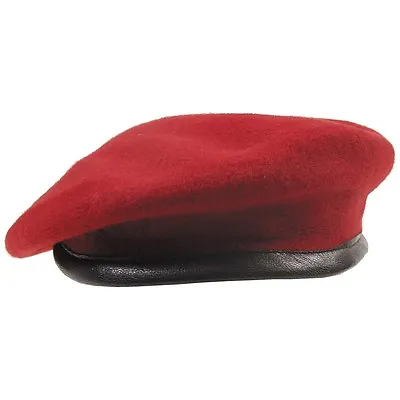 BW German Army High Quality Special Commando Unit Red Beret - Brand New - Wool  • $46.13