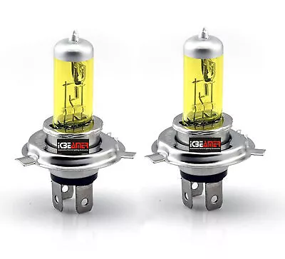 H4 9003-HB2 Xenon Halogen Super Yellow Bulb Headlight High Low Beam Bulbs V580 • $11.39