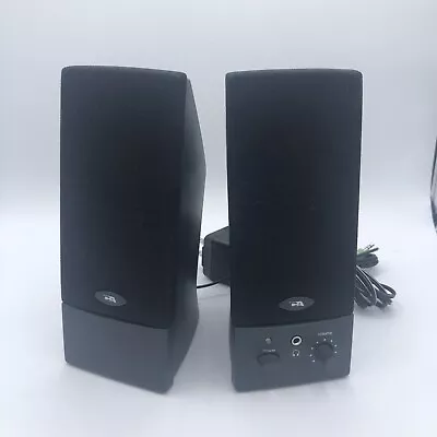 Cyber Acoustics CA-2016 Computer Speakers Free Shipping Tested • $19.99