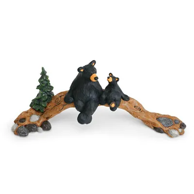 $38.99 • Buy Black Bear With Cub  The Bridge  Jeff Fleming Bearfoots Bears 