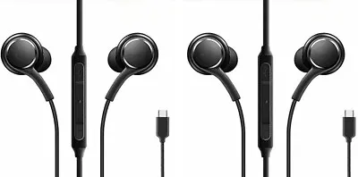 2Pcs Of USB Type C Handsfree Earphone For Samsung Galaxy S20 S21a Note 20 (JS08) • $15.95