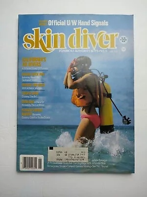 Vintage SKIN DIVER MAGAZINE June 1982 Single Issue Magazine.  • $19.19