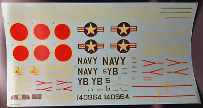 Hasegawa | No. ? | 1:72 Lockheed P2V-7 (P-2H) Neptune Decals • $15