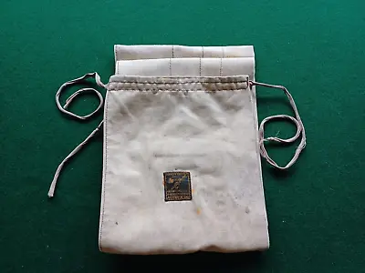 A VINTAGE HARDY FOUR COMPARTMENT ROD BAG WITH  ROD IN HAND  LOGO  - See Details • $18.95