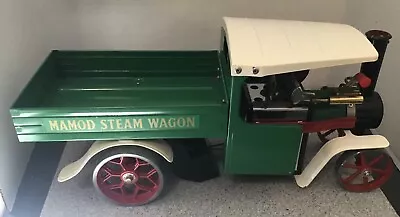 Vintage Mamod Steam Engine Tractor Wagon Pressed Steel Toy SW1 Green No Box • $149.95
