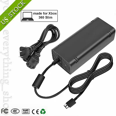 $17.95 • Buy Xbox 360 Power Supply Brick Charger Adapter Cable Cord For Xbox 360 Console