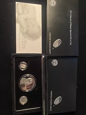 2015 US Mint March Of Dimes Special Silver Set 90% Uncirculated W/ Box And COA • $26