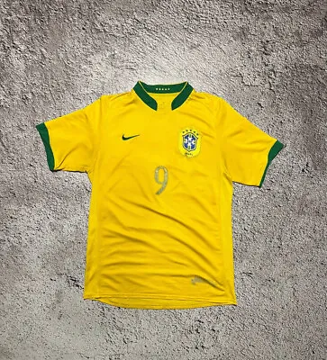 2006 Ronaldo Brazil Match Worn Shirt Jersey No. 9 Size M • $45