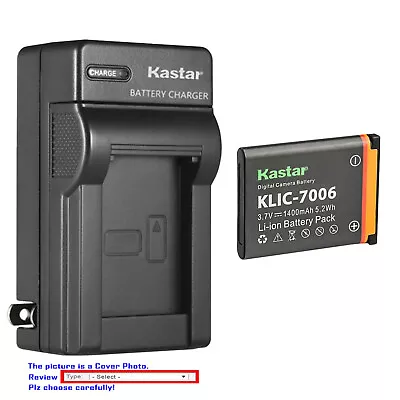 Kastar K7006 Battery AC Wall Charger For Kodak Easyshare M522 M530 M531 M532 • $6.49