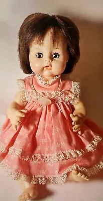 1965 Vintage Madame Alexander Sweet Tears Original Outfit Baby Doll & Pacifier  • $50